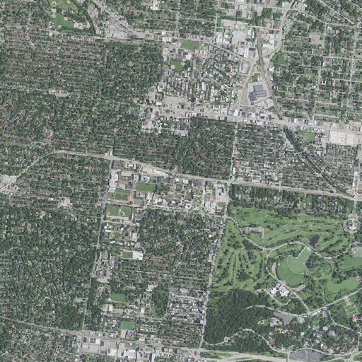 Aerial imagery of Jolley Hall, MO