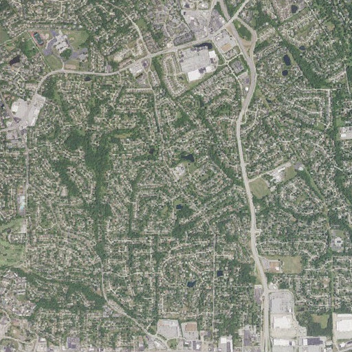Aerial imagery of Henry Elementary School, MO