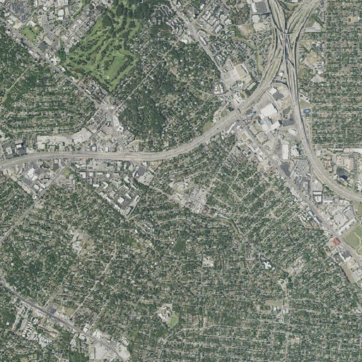 Aerial imagery of Baskin Academy, TX