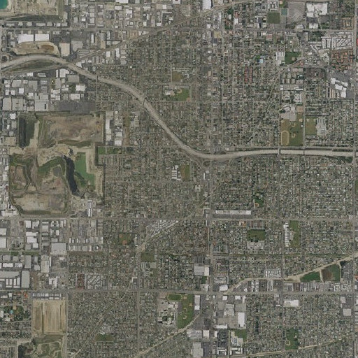 Aerial imagery of Paramount Elementary School, CA