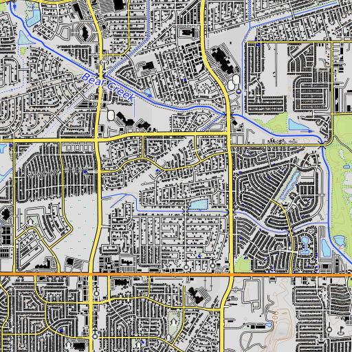 OpenTopoMap map of Windstone, TX