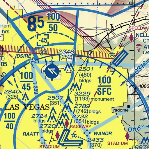FAA VFR chart of Kiel Ranch, NV