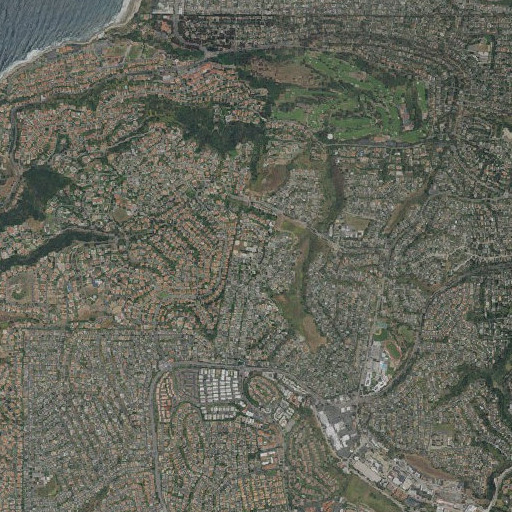 Aerial imagery of Pedregal School, CA