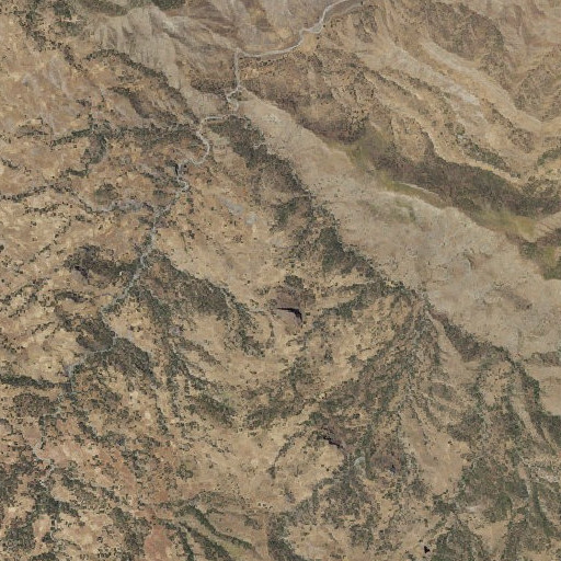 Aerial imagery of Penasco Spring, CA