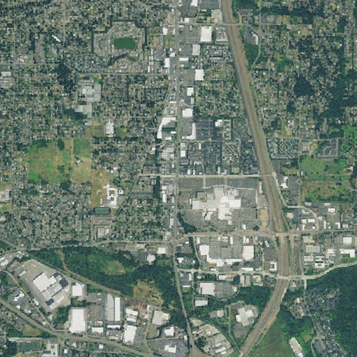 Aerial imagery of Clackamas County Library, OR