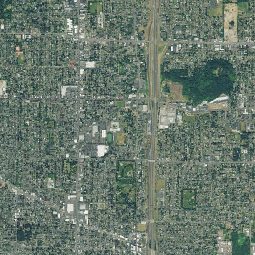 Aerial imagery of Biztech High School, OR