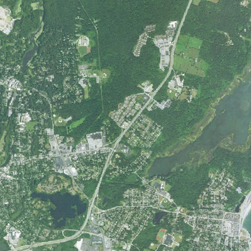 Aerial imagery of Immaculate Conception Academy, RI