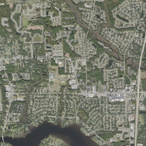 Aerial imagery of Highlands Regional Library, FL