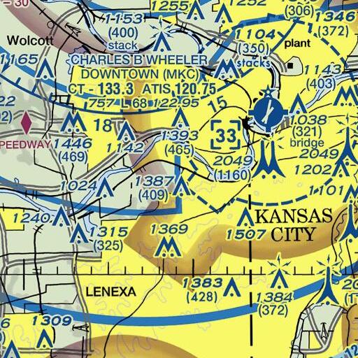 FAA VFR chart of Interchange 2A, KS