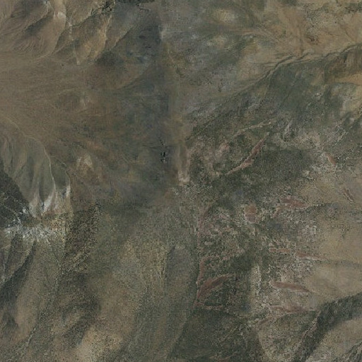 Aerial imagery of Porter Peak, CA