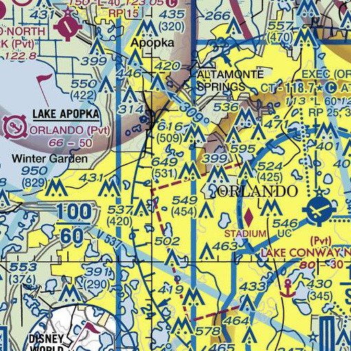 FAA VFR chart of Agape Assembly Baptist Church, FL