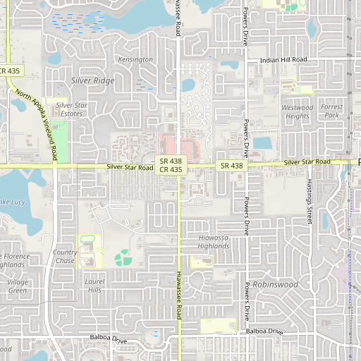 OpenStreetMap map of Agape Assembly Baptist Church, FL