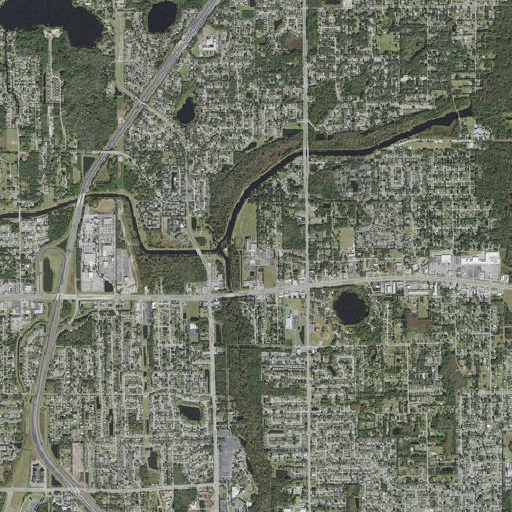 Aerial imagery of Union Park Middle School, FL