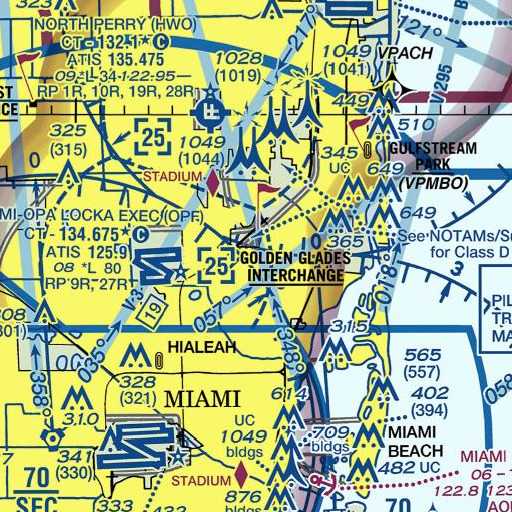 FAA VFR chart of Interchange 11, FL