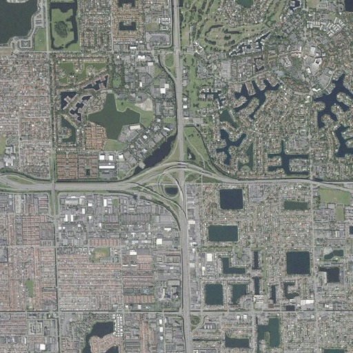 Aerial imagery of Interchange 1A and 1B, FL