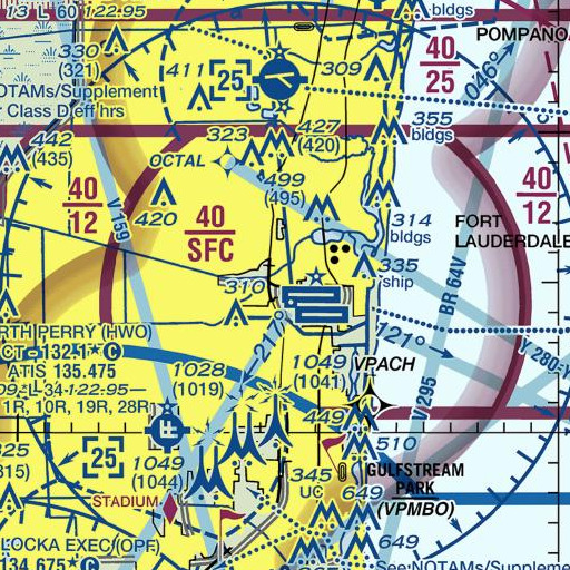 FAA VFR chart of Interchange 24, FL