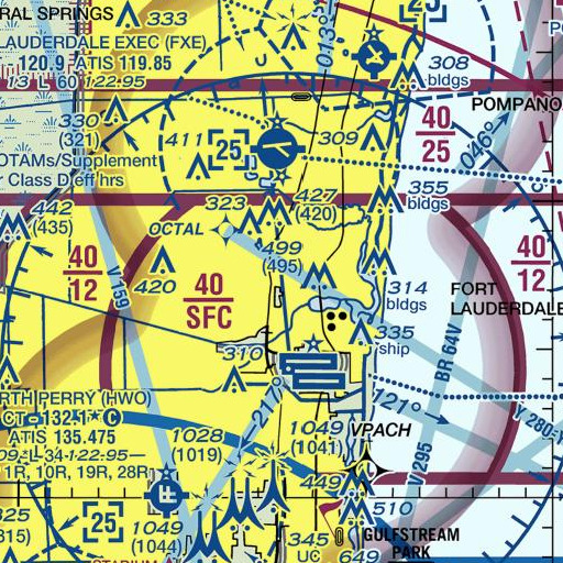 FAA VFR chart of Interchange 27, FL
