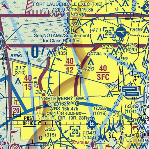 FAA VFR chart of Interchange 3, FL
