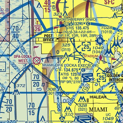 FAA VFR chart of Interchange 5, FL
