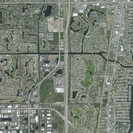 Aerial imagery of Interchange 50, FL