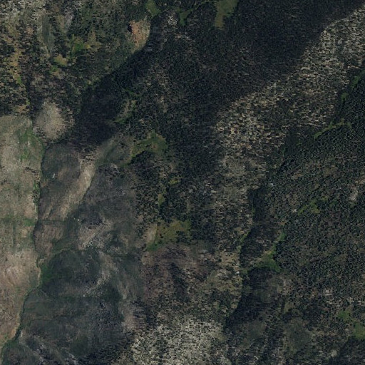 Aerial imagery of River Spring, CA
