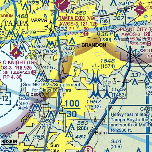 FAA VFR chart of River Pine Estates, FL