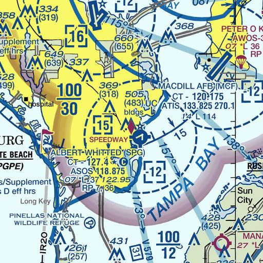 FAA VFR chart of Open Air Post Office, FL