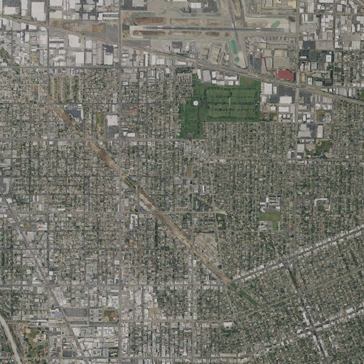 Aerial imagery of Saint Patrick School, CA