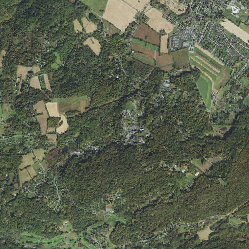 Aerial imagery of Founders Hall, PA