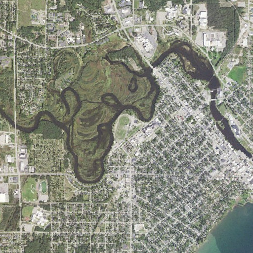 Aerial imagery of Alpena County Fairgrounds, MI