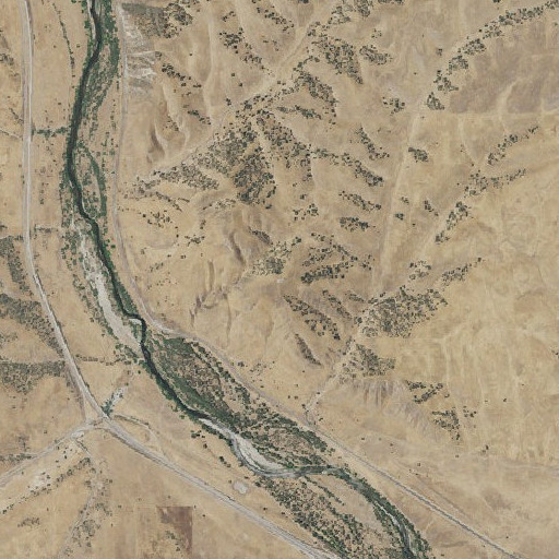Aerial imagery of Semas Mountain, CA