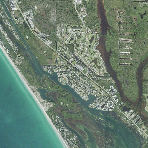 Aerial imagery of Captains Cut, FL