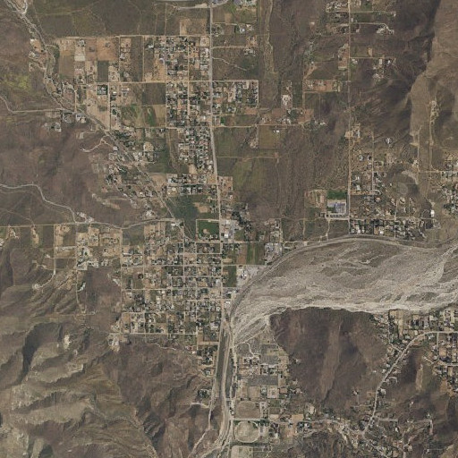 Aerial imagery of Acton Elementary School, CA