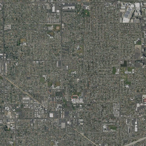 Aerial imagery of Stanley Elementary School, CA