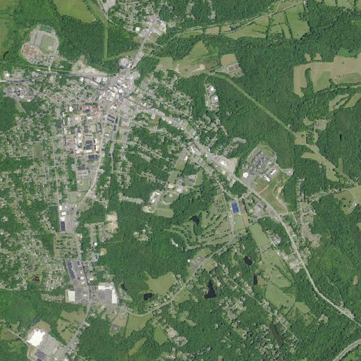Aerial imagery of Fuqua School, VA