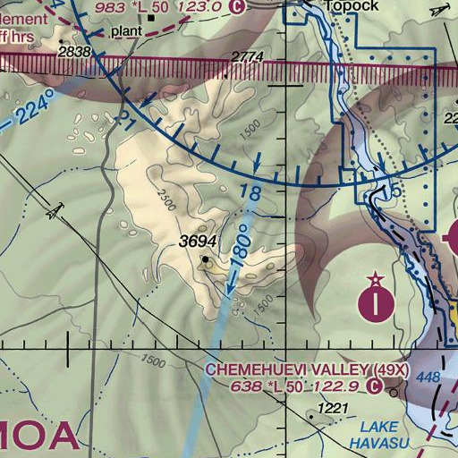 FAA VFR chart of Studio Spring, CA