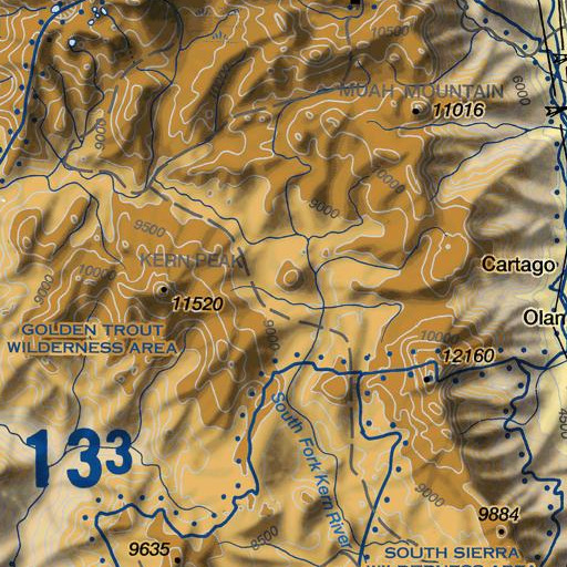 FAA VFR chart of Templeton Mountain, CA