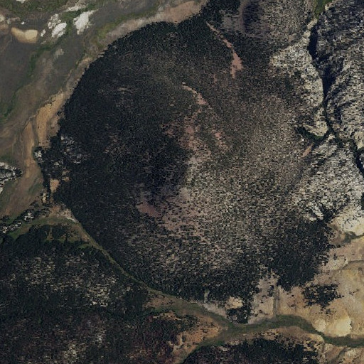 Aerial imagery of Templeton Mountain, CA