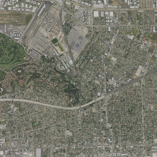 Aerial imagery of Thompson Wash, CA