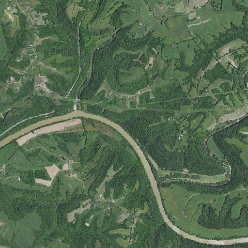 Aerial imagery of Mobleys Ferry (historical), KY
