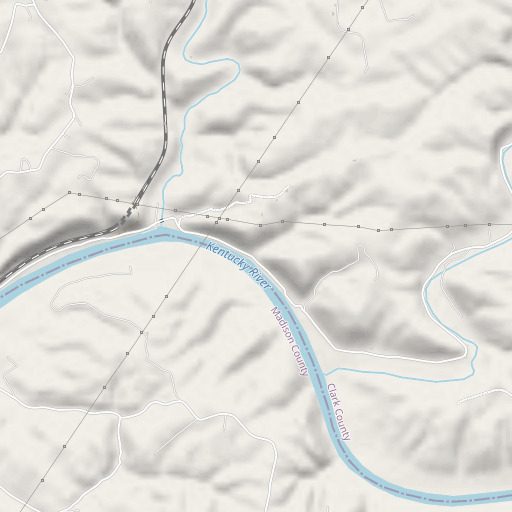 OpenStreetMap map of Mobleys Ferry (historical), KY