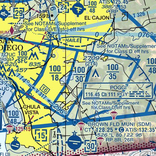 FAA VFR chart of Willow Tree Dam, CA