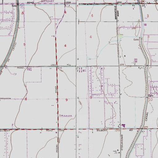 USGS 24K topo map of Sonoma Ranch Elementary School, AZ
