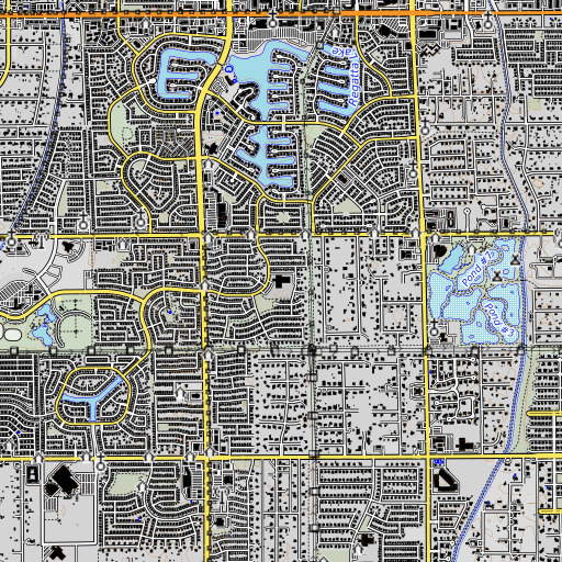 OpenTopoMap map of Sonoma Ranch Elementary School, AZ