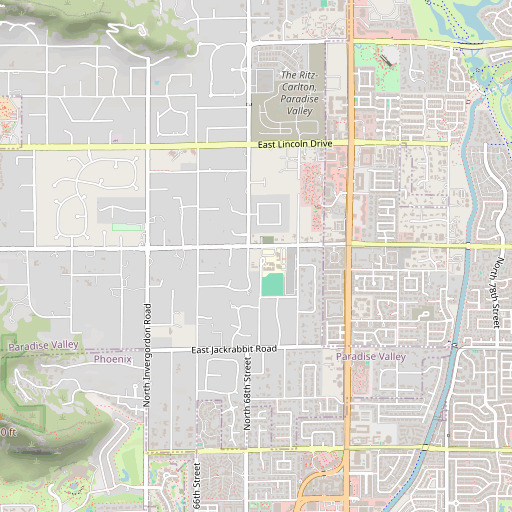 OpenStreetMap map of Temple Solel School, AZ
