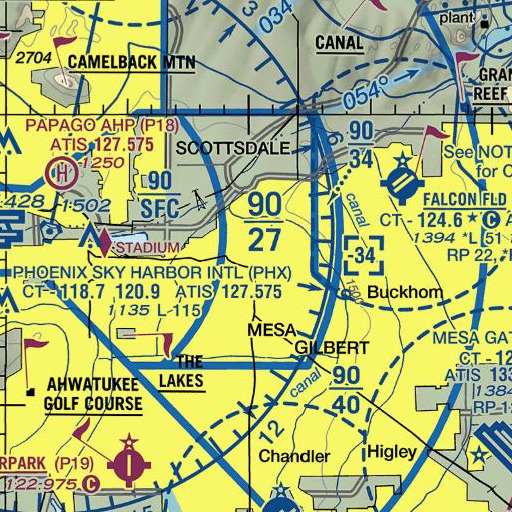 FAA VFR chart of Pinnacle Virtual High School, AZ