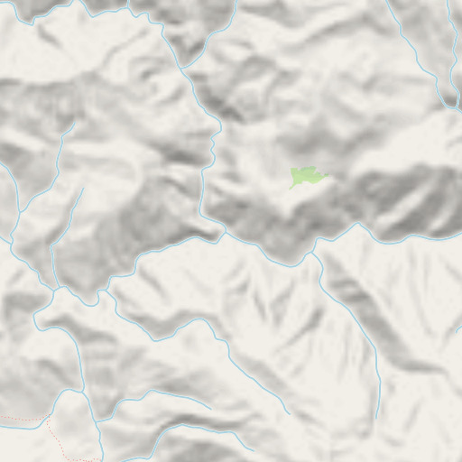 OpenStreetMap map of Zigzag Creek, CA