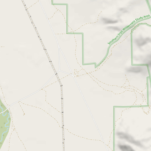 OpenStreetMap map of Mount Whitney, CA