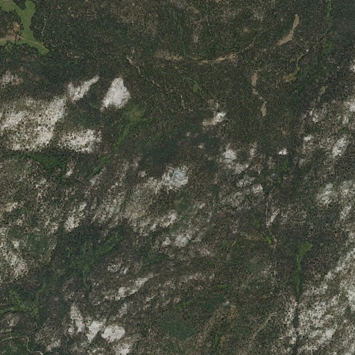 Aerial imagery of Jackass Butte, CA