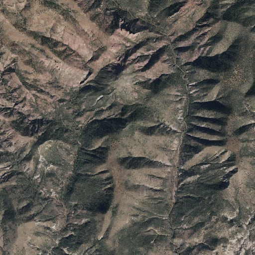 Aerial imagery of Fishhook Mesa, AZ